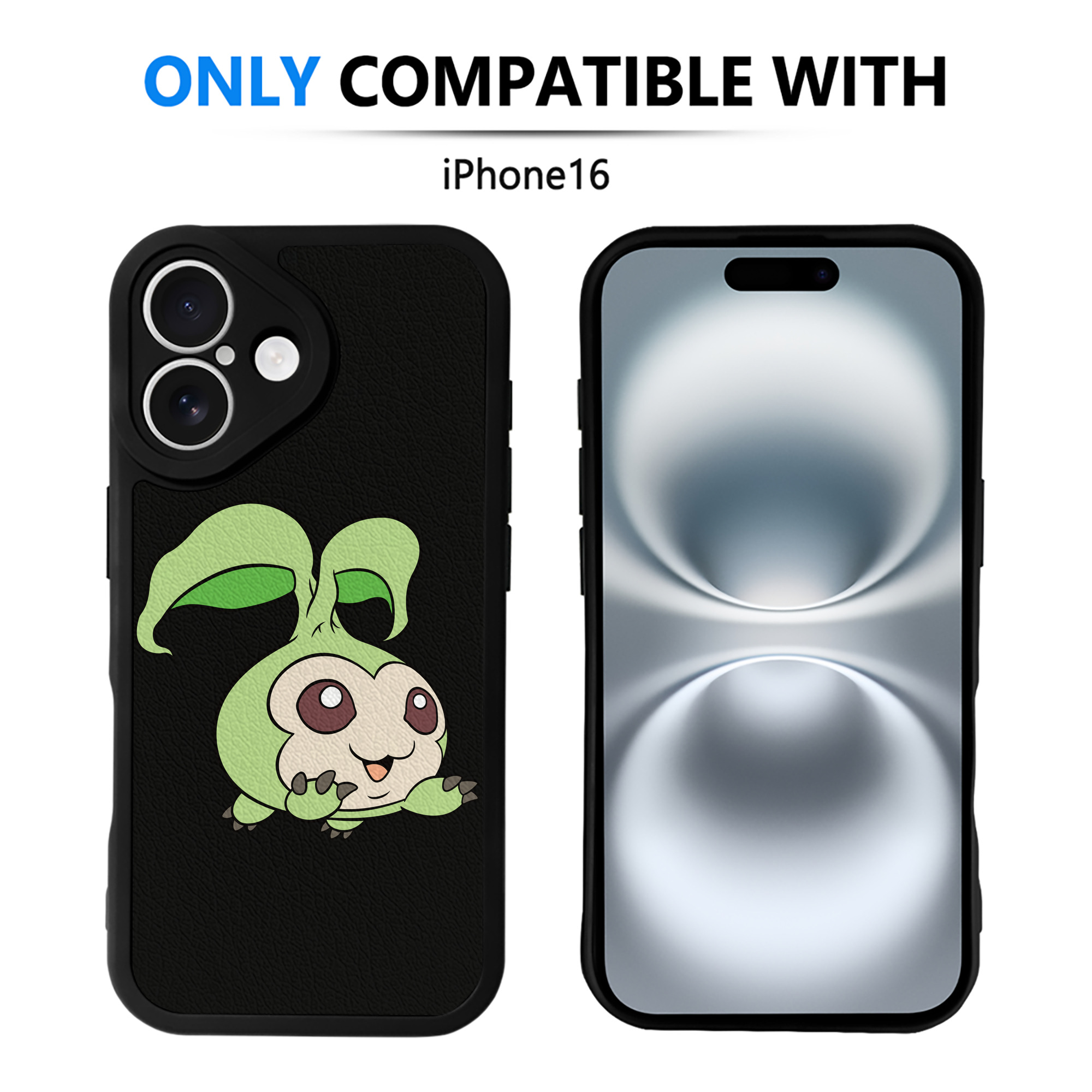 （画像用） Digimon デジタルモンスター/デジモン 【iPhone 16シリーズ対応】シリコンスマホケース（レザー調） 材質：シリコン